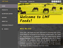 Tablet Screenshot of lmffeeds.com